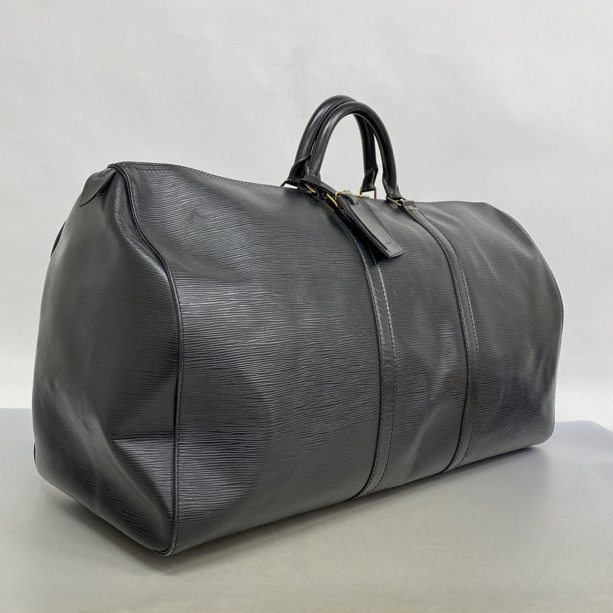 5me6195 ルイヴィトン ボストンバッグ エピ キーポル60 M42942 ノワール メンズ レディース ユニセックス