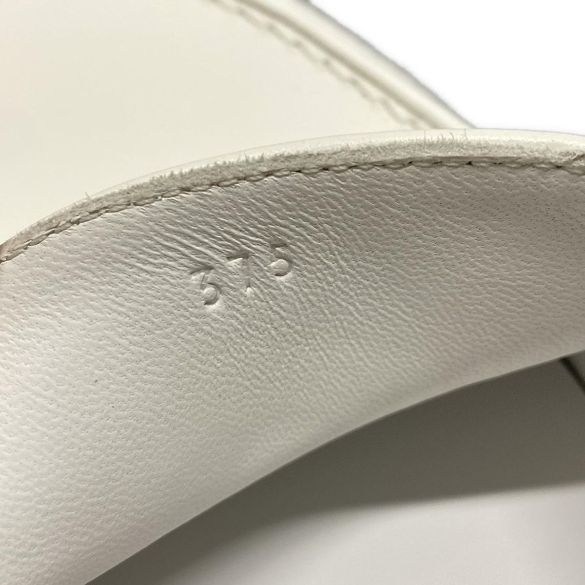  HERMES エルメス スリッポン 375 レディース ゲーム 白 ケリーバックル シルバー金具 その他 靴