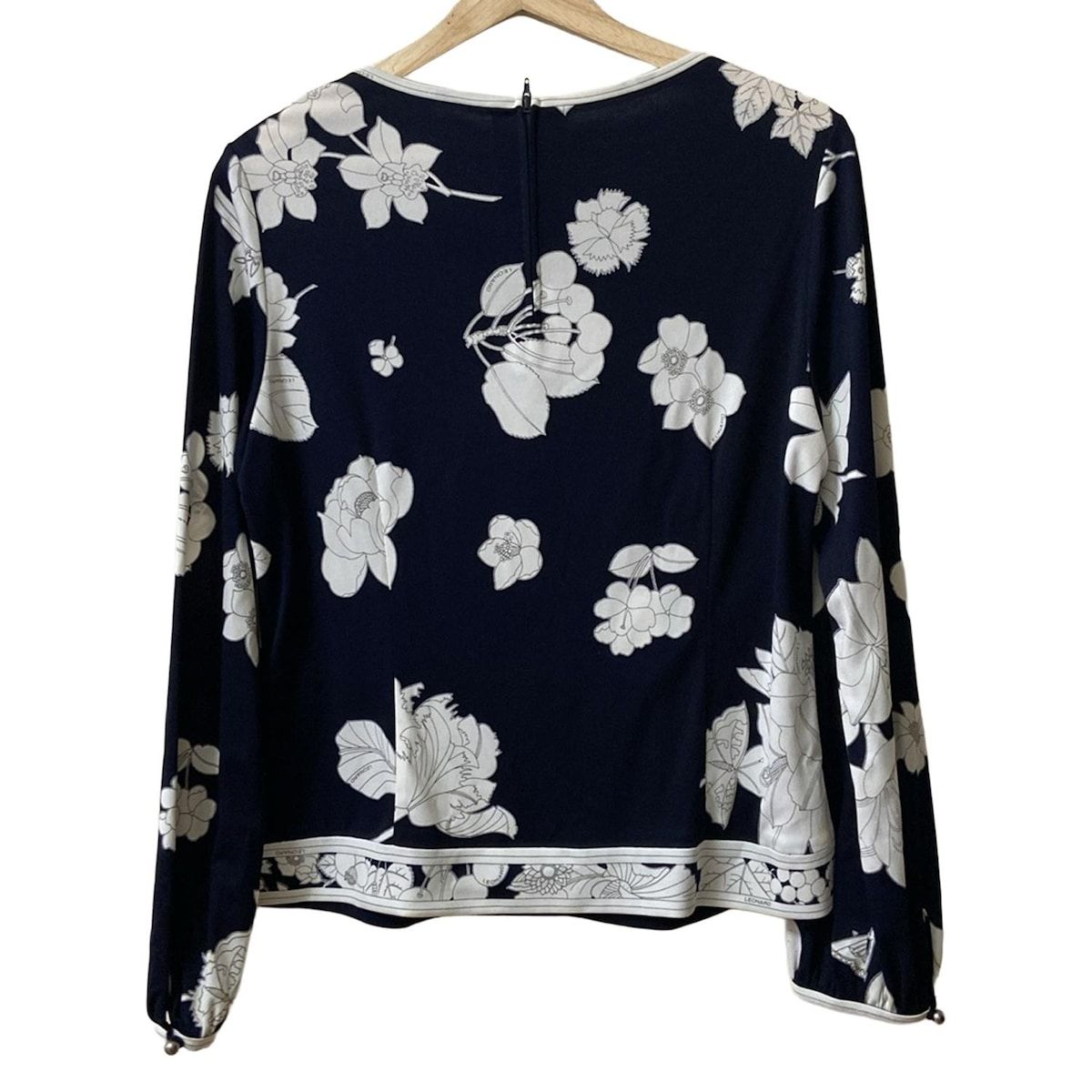 LEONARD LEONARD レオナール 七分袖シャツ - 美品 レオナール LEONARD 