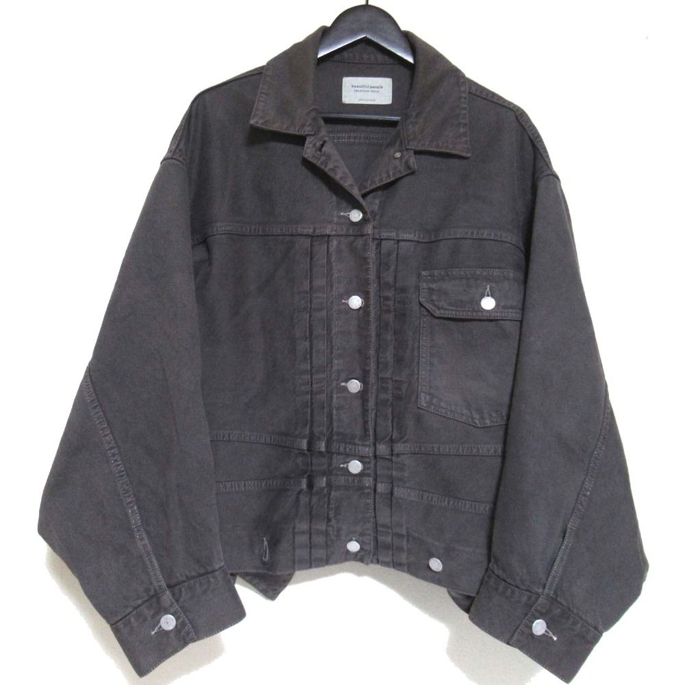 23AW beautiful people ビューティフルピープル double-end selvedge denim blouson 2WAY デニムジャケット 1335102025 サイズ38 メンズ レディース 古着 GULLKHAN_COM