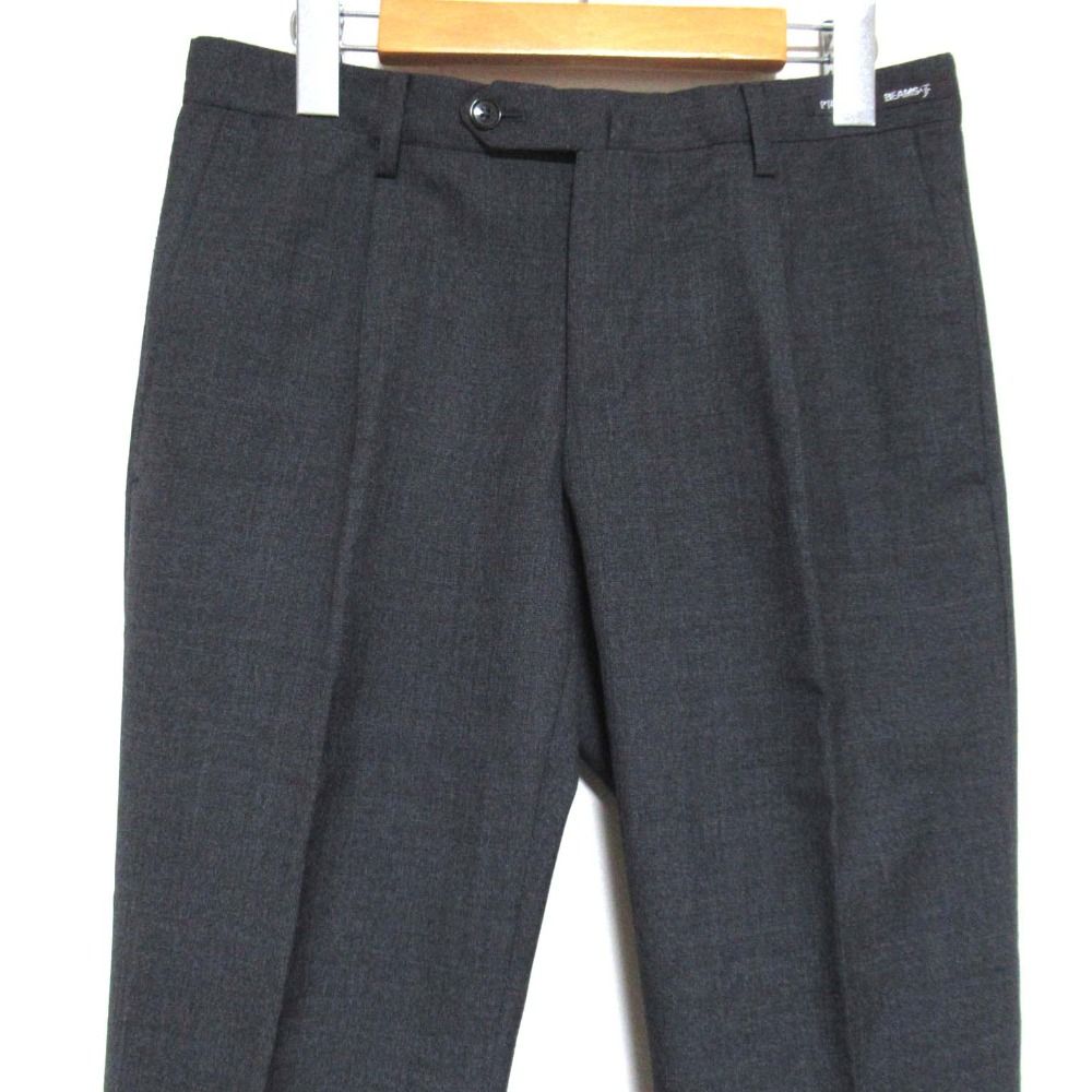  クリーニング済 PT 01 ピーティーゼロウーノ ビームスF別注 COVA FIT SUPER 110 S スラックスパンツ サイズ44 チャコールグレー メンズ 古着 スラックス パンツ