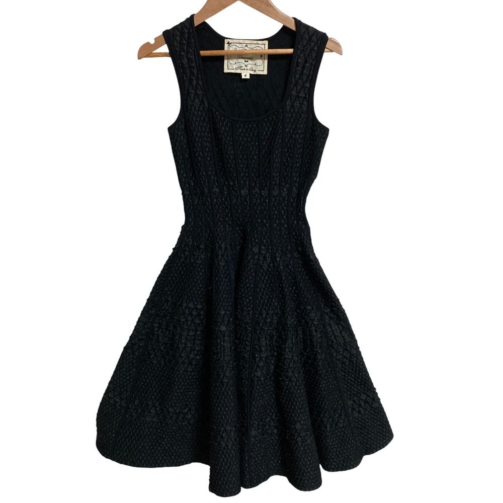 DSQUARED2 ディースクエアード ノースリーブドレスワンピース Sサイズ ブラック レディース 古着