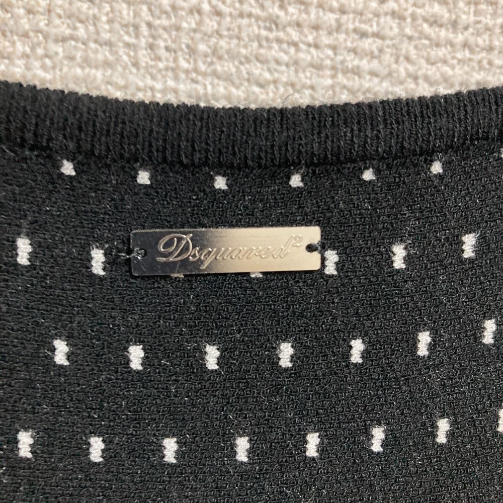 ディースクエアード ノースリーブニットドレスワンピース