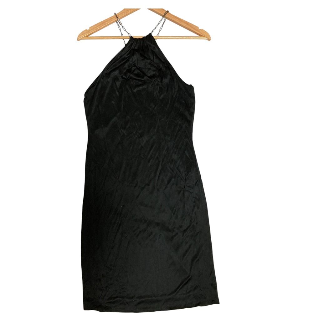 GUCCI グッチ チェーンドレスワンピース サイズ38 ブラック レディース 古着