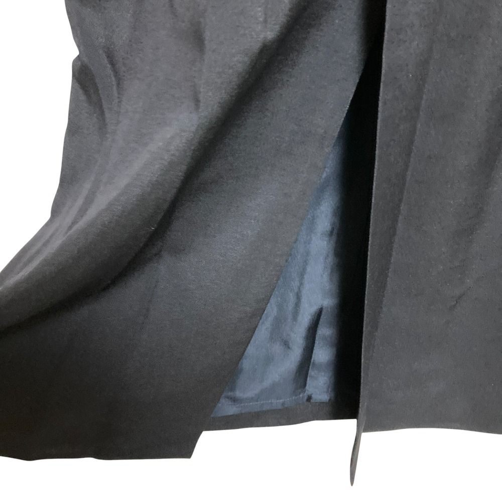 BLAMINK ブラミンク ウールモヘヤタックタイトスカート 7924-299-0379 サイズ36 ブラック レディース 古着 GULLKHAN_COM