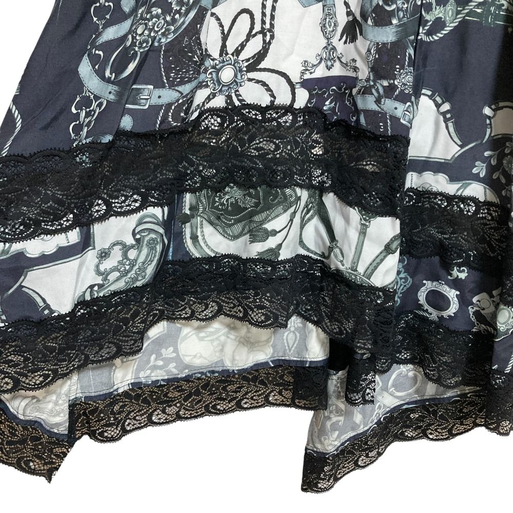 スカーフプリントスカート YB-S40-230