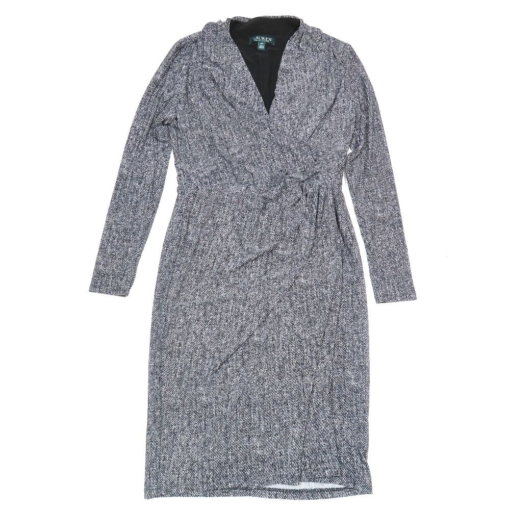 美品 LAUREN RALPH LAUREN ローレンラルフローレン ワンピース 長袖