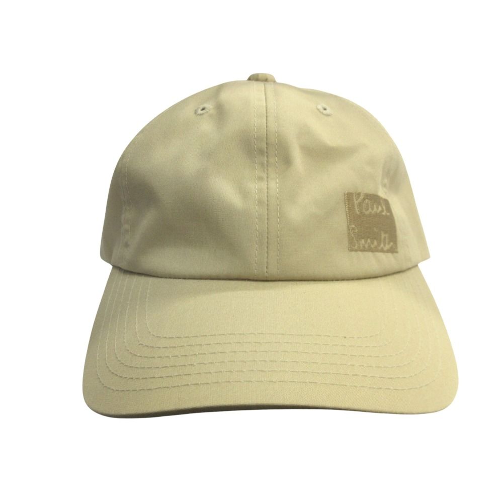 Paul Smith ポールスミス Cropped Logo クロップドロゴ キャップ 帽子 スクエアロゴ ベージュ メンズ レディース 古着