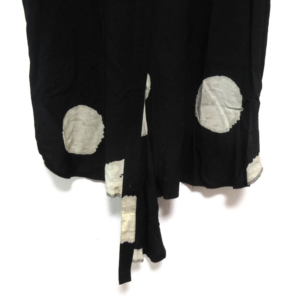  Y s ワイズ ヨウジヤマモト ショートスリーブ バンド シャツ サイズ1 ブラック レディース 古着 半袖 シャツ ブラウス