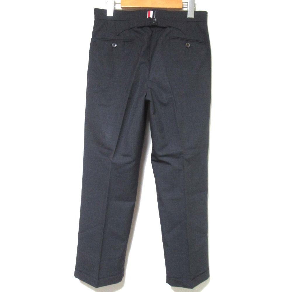 THOM BROWNE トムブラウン テーラードジャケット スラックスパンツ スーツ セットアップ サイズ00 チャコールグレー メンズ 古着 KANDAIZUMI_COM