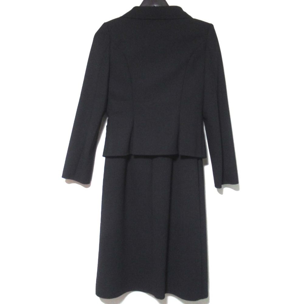 FOXEY フォクシー ジャケット ワンピース サクセススーツ セットアップ 30879 サイズ38 ブラック レディース 古着