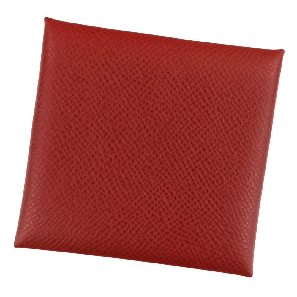 HERMES エルメス バスティア コインケース 財布 レッド N刻印 レディース 古着