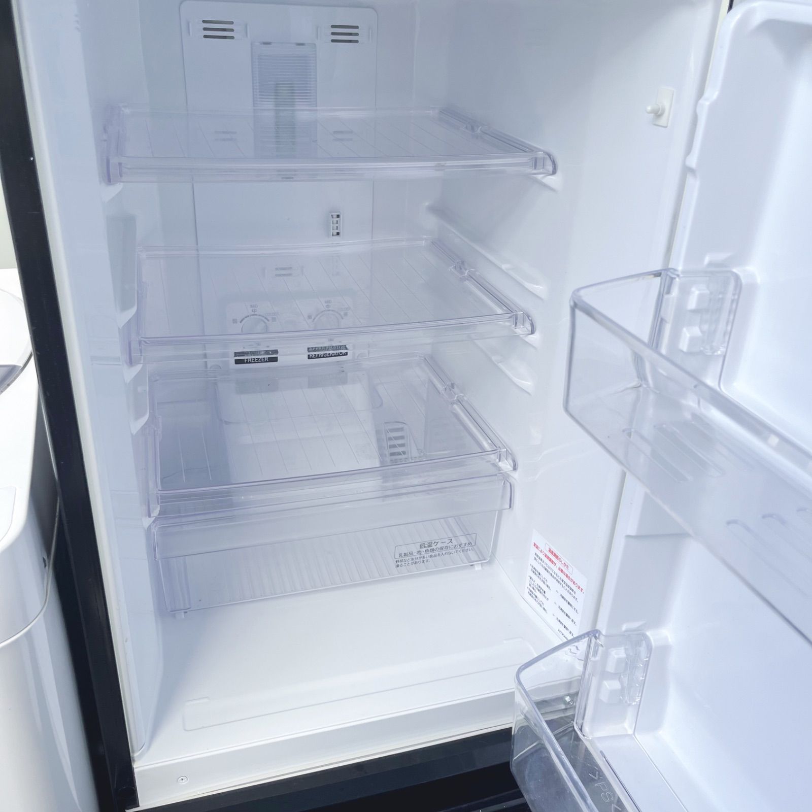 332取付無料！三菱低温ケース搭載スタイリッシュブラック冷蔵庫SHARP