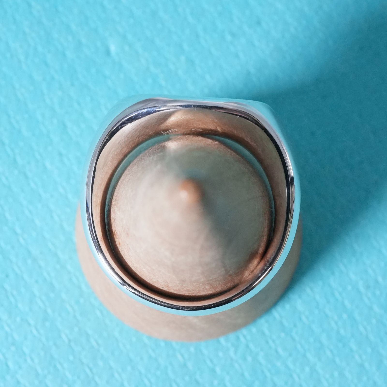 極美品9号 ティファニー シグネット シルバー リング 印台/24-1932S