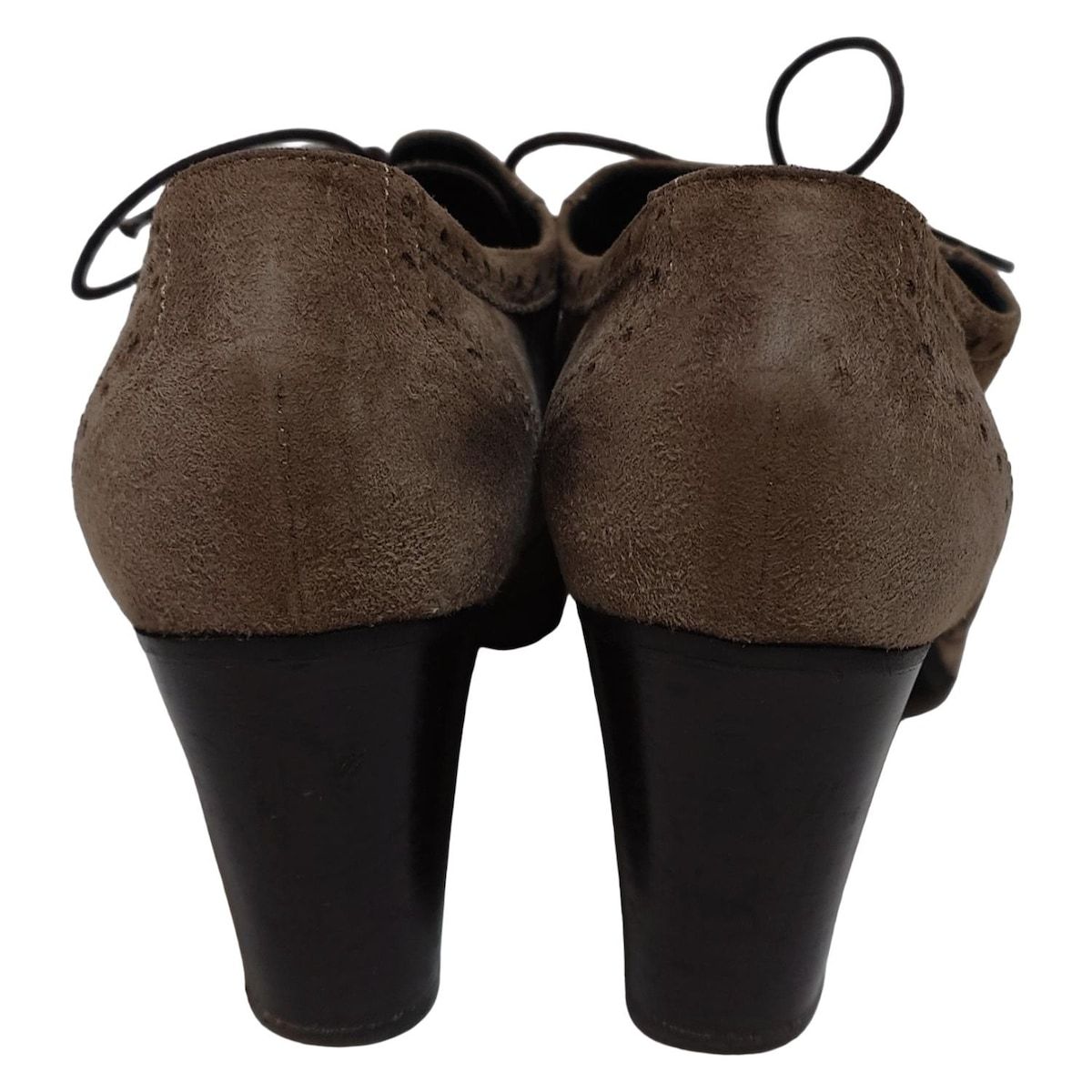 グレーベージュ ウィングチップ