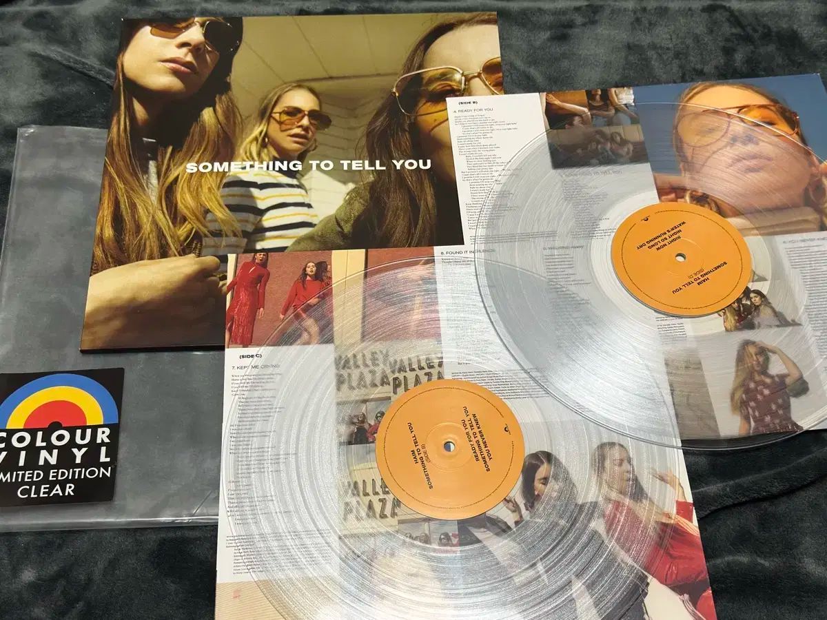 HAIM ハイム Something To Tell You クリア ヴァイナル ビニールレコード LP