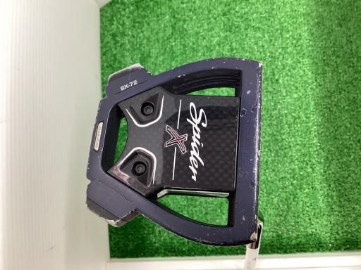 【中古】 テーラーメイド Spider X BLUE/WHITE シングルベンド 33インチ パター PT スチール(ブラック) (フレックスその他) メンズ 男性用 右利き 右用 Dランク ゴルフクラブ