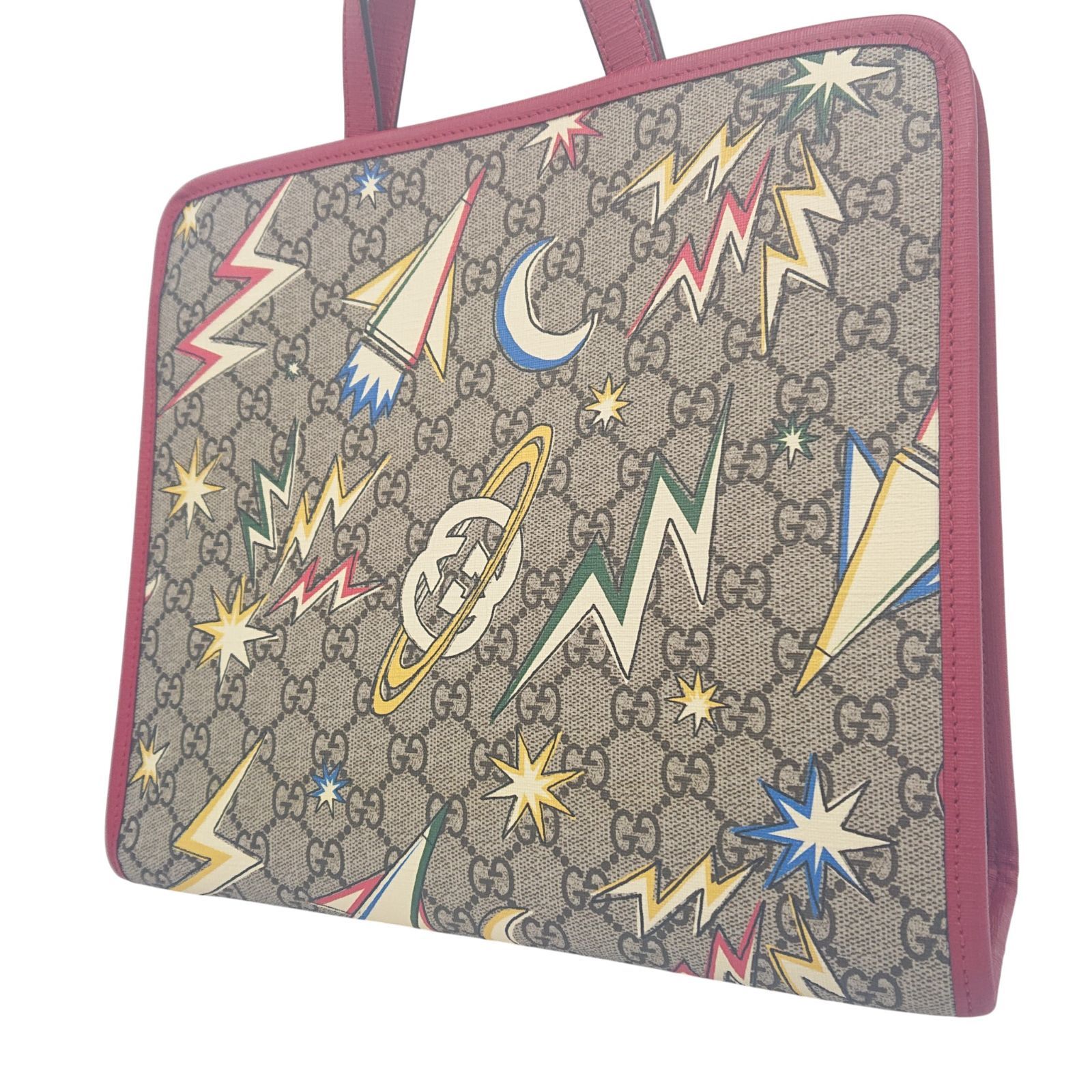 GUCCI グッチ チルドレン トートバッグ 宇宙 ロケット GGスプリーム