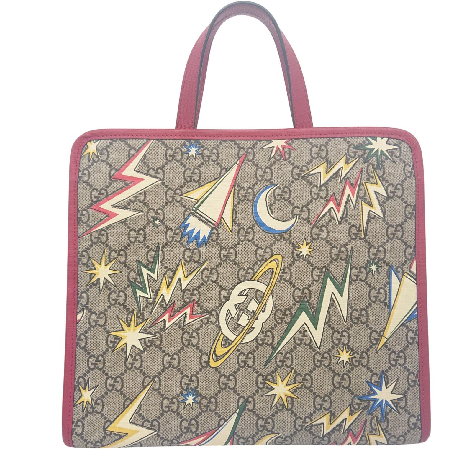 GUCCI グッチ チルドレン トートバッグ 宇宙 ロケット GGスプリーム