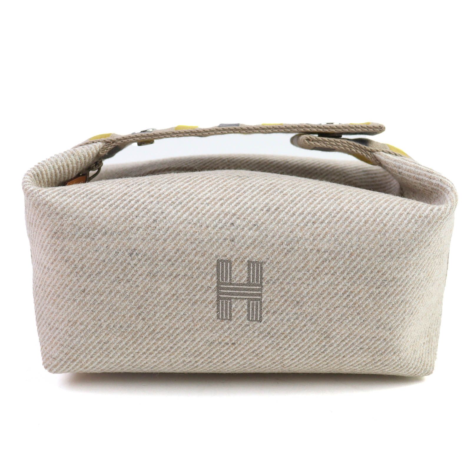 未使用品△HERMES エルメス ブリッド ア ブラック PM オ カレ ウール