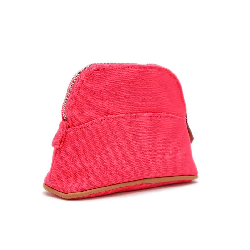 エルメス ボリードポーチ 16 ミニミニ キャンバス ピンク