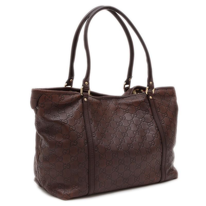 グッチ グッチシマ トートバッグ ブラウン 197953