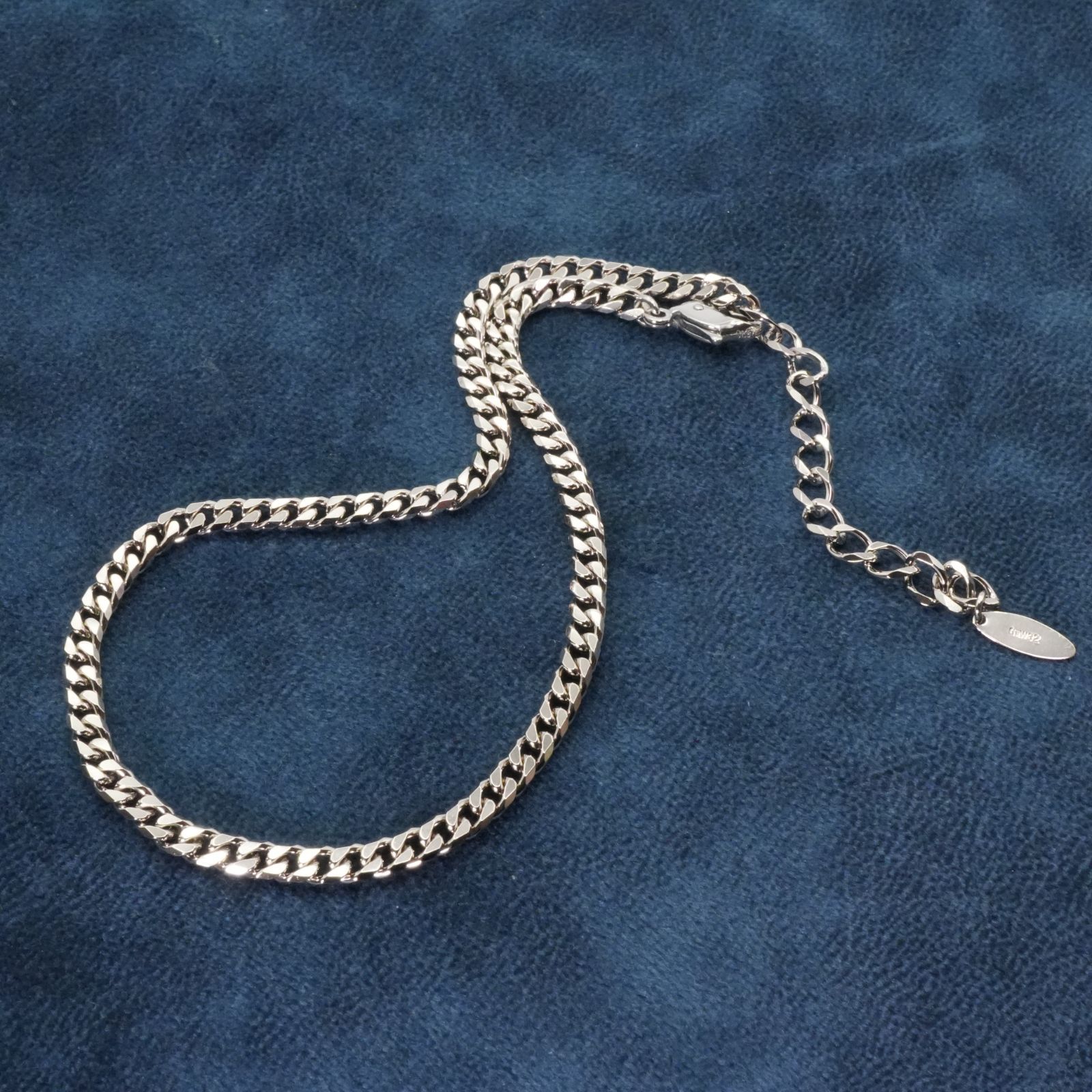 保証書付き GⅡ-W32 合金 キヘイ 喜平 アンクレット 25-1610保