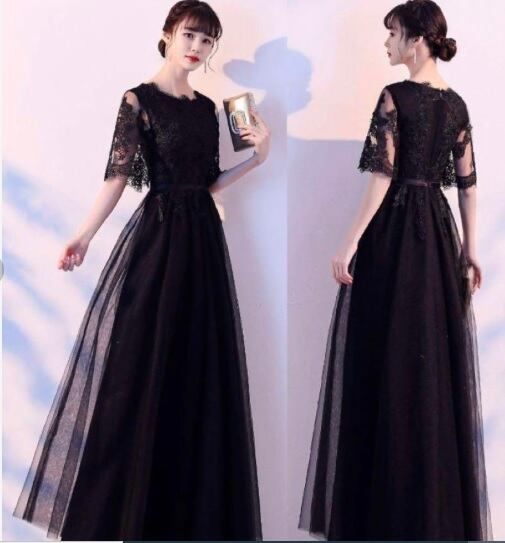 発表会 女優 豪華 フェミニン パーティ ドレス 9号 M OPN2933