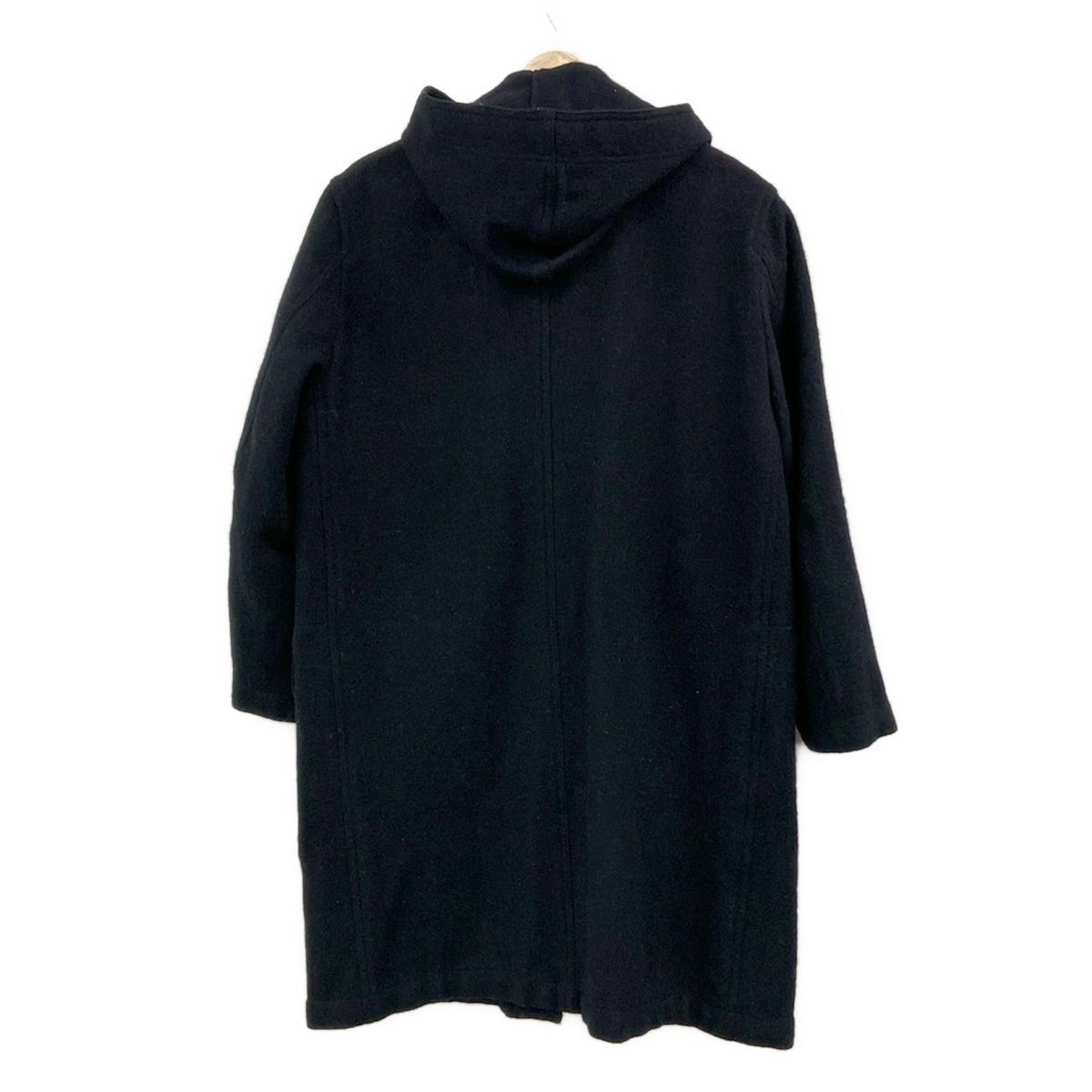 MHL. フード付きロングコート サイズ２ MHL.(エムエイチエル) コート サイズ2 M レディース - 黒 長袖/冬