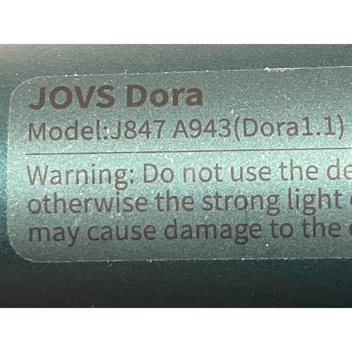 JOVS Dora J 847 A 943 家庭用 脱毛器 美容機器 脱毛器 脱毛 除毛 美容家電