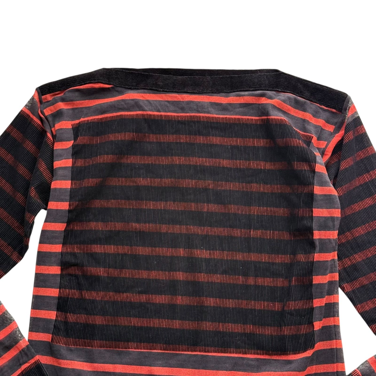 Jean Paul Gaultier Soleil 1990 s border Mesh Top ジャンポールゴルチェ ボーダー パワーネット メッシュ