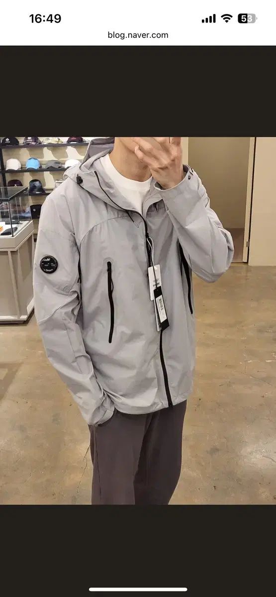 C.P. COMPANY シーピーカンパニー プロ フーディー ジャケット グレー 48