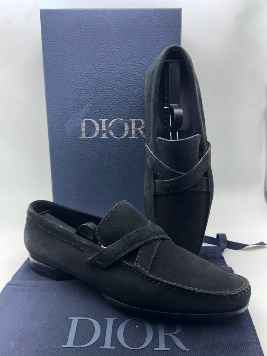  DIOR スウェード ローファー 265 ローファー ブーツ 革靴
