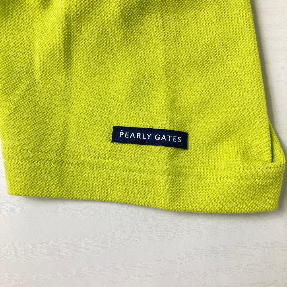 サイズ 6 PEARLY GATES パーリーゲイツ ハイネック 半袖Tシャツ ロゴ グリーン系 240101543904 ゴルフウェア メンズ ストスト LLC-HASEGAWATOSO_COM