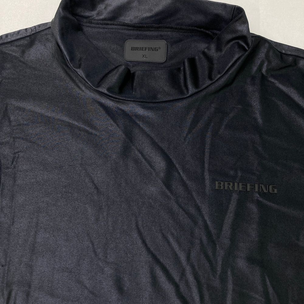 サイズ XL BRIEFING GOLF ブリーフィング ハイネック半袖インナーTシャツ ブラック系 240101547114 ゴルフウェア メンズ ストスト LLC-HASEGAWATOSO_COM
