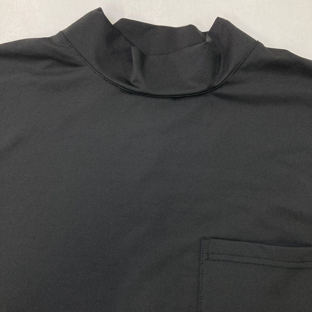半袖モックネックTシャツ