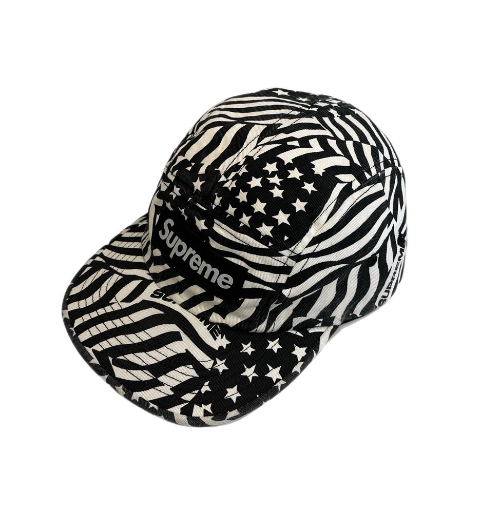 シュプリーム SUPREME 20SS Washed Chino Twill Camp Cap 白 黒 ジェットキャップ 帽子 メンズ帽子 キャップ ブラック 101hat-181