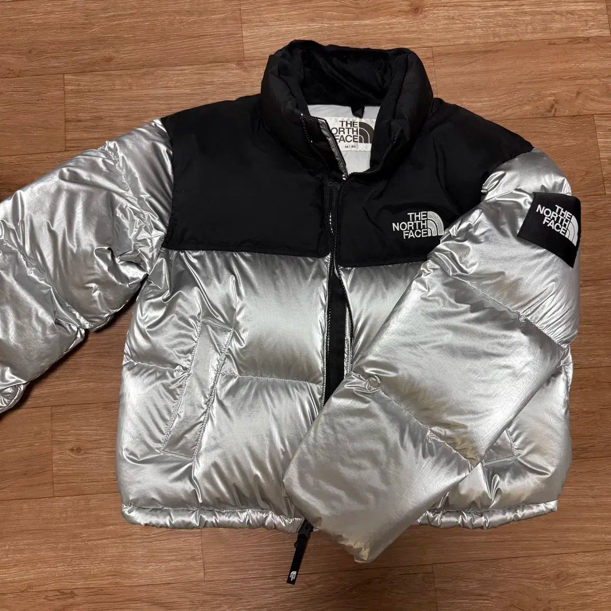 THE NORTH FACE シルバー ダウンジャケット L THE NORTH FACE ノース