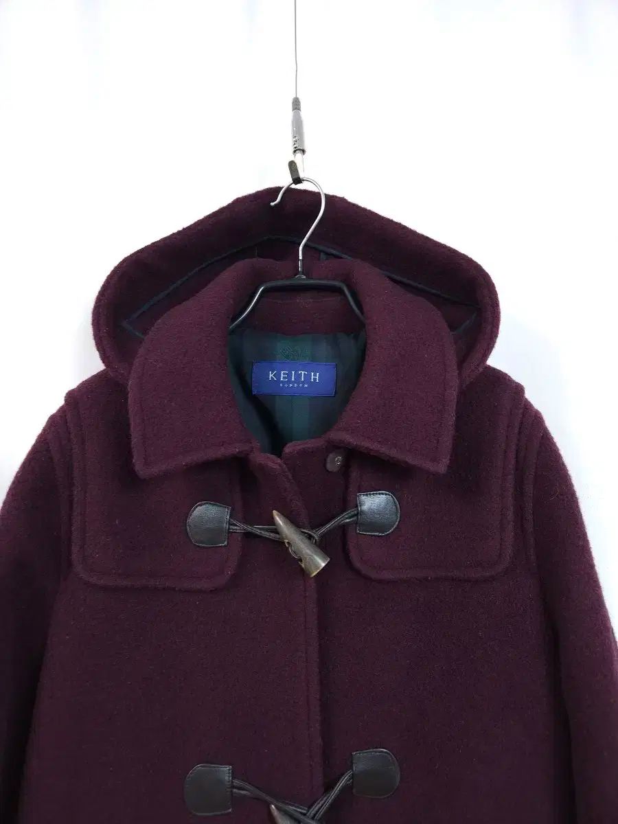 KEITH キース ワイン色 ダッフル コート