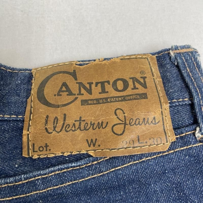 CANTON キャントン パンツ デニム、ジーンズ 60s USA製 TALON ジップ