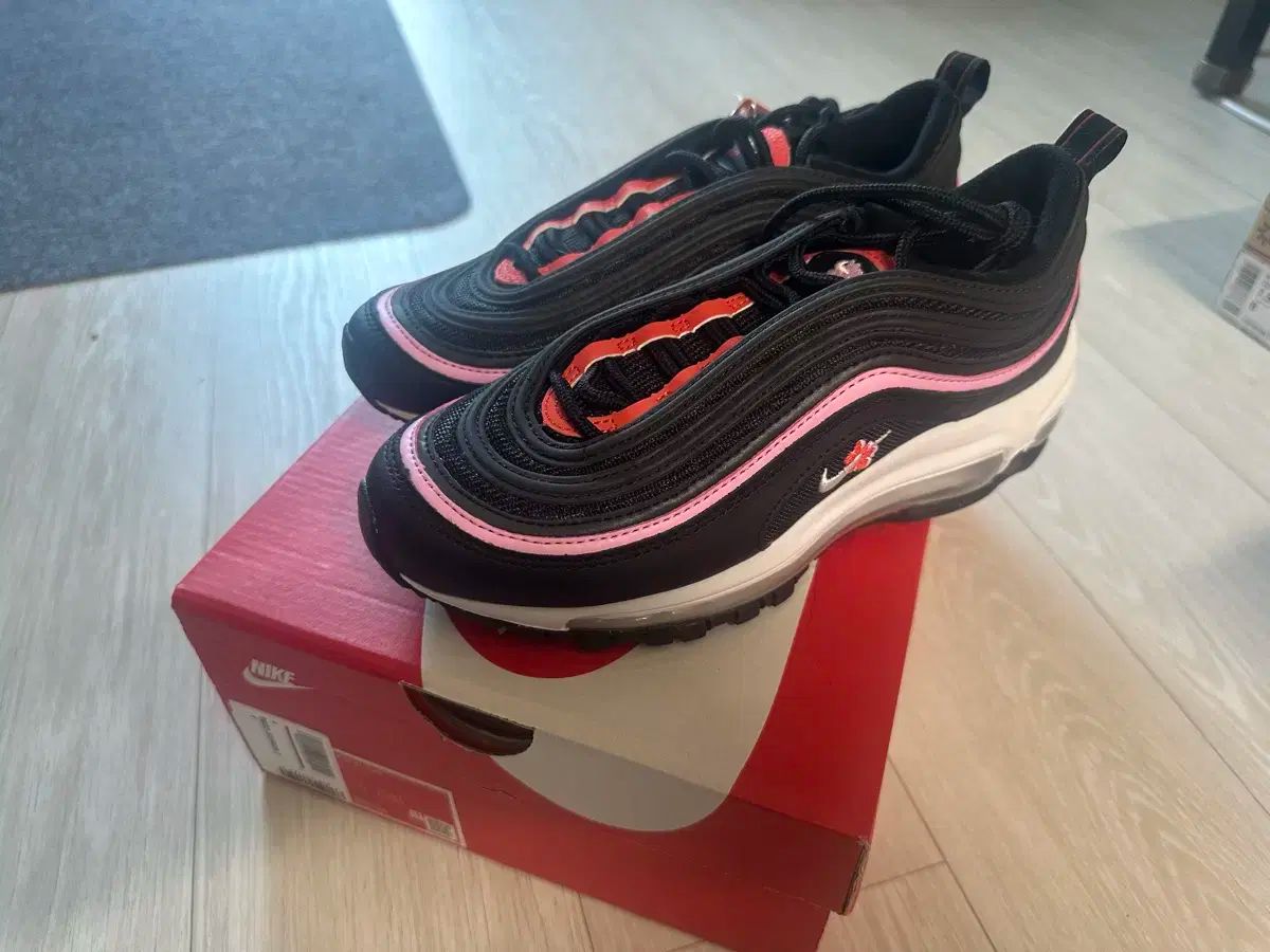 ナイキ エアマックス 97 ブラック ピンク 225