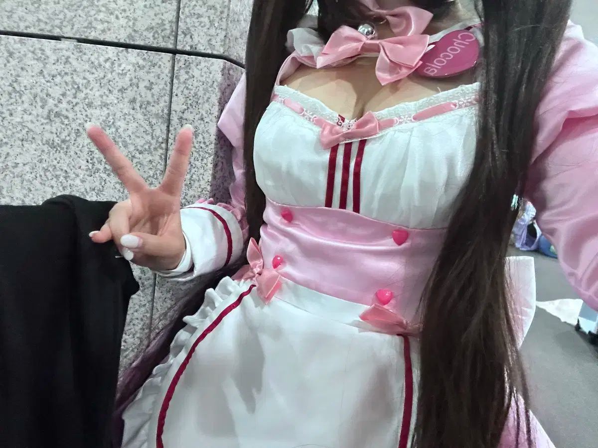 ネコぱら ショコラ COS 衣装 猫 メイド COSプレ