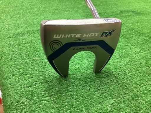 オデッセイ WHITE HOT RX V-LINE FANG 34インチ パター PT スチール フレックスその他 メンズ 男性用 右利き 右用 Cランク ゴルフクラブ