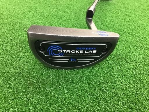 オデッセイ STROKE LAB 6M 34インチ パター PT スチール フレックスその他 メンズ 男性用 右利き 右用 Cランク ゴルフクラブ