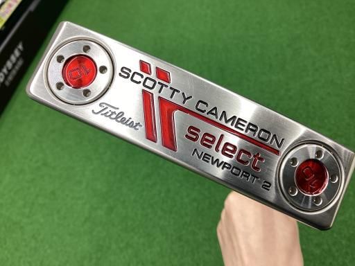 タイトリスト SCOTTY CAMERON select NEWPORT 2 35インチ パター PT スチール フレックスその他 メンズ 男性用 右利き 右用 Cランク ゴルフクラブ