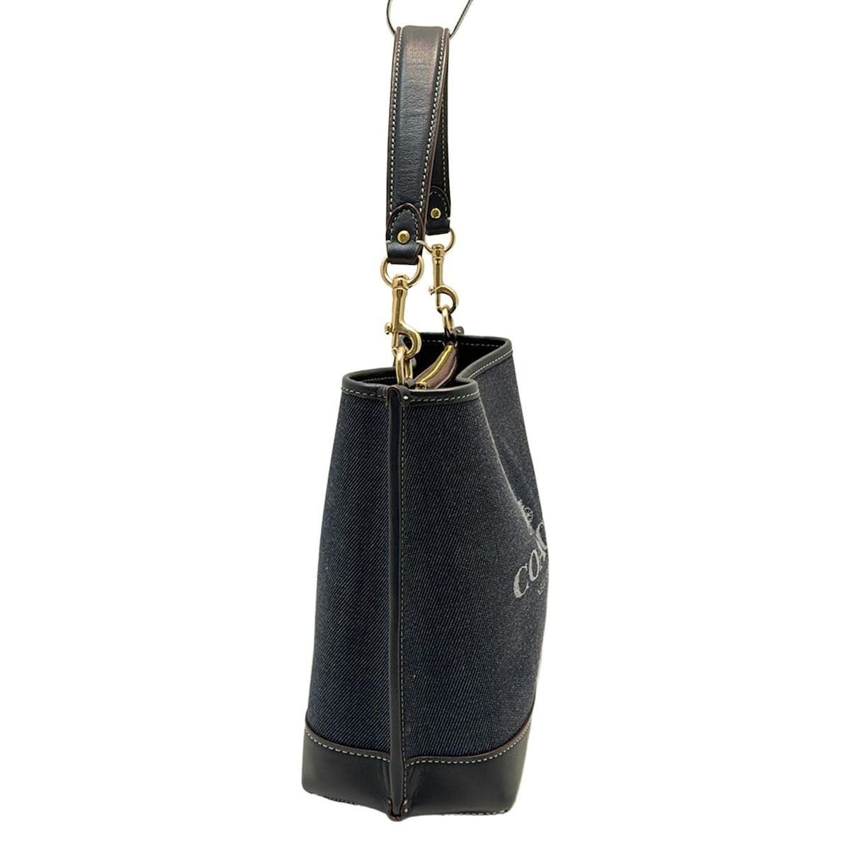 COACH コーチ ハンドバッグ - CH224 ネイビー レザー