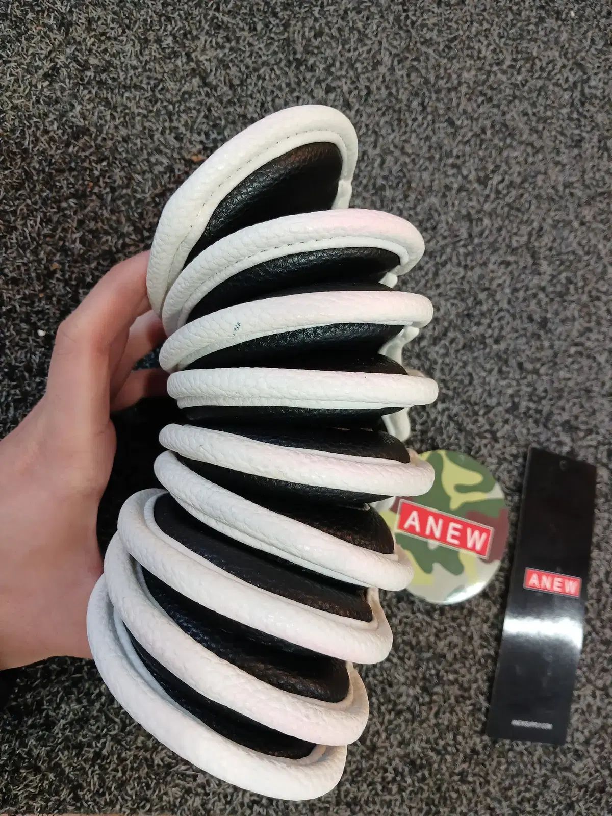 2018 ANEW 新モデル マグネット アイアンカバー 黒 白 4-P A S LLC-HASEGAWATOSO_COM