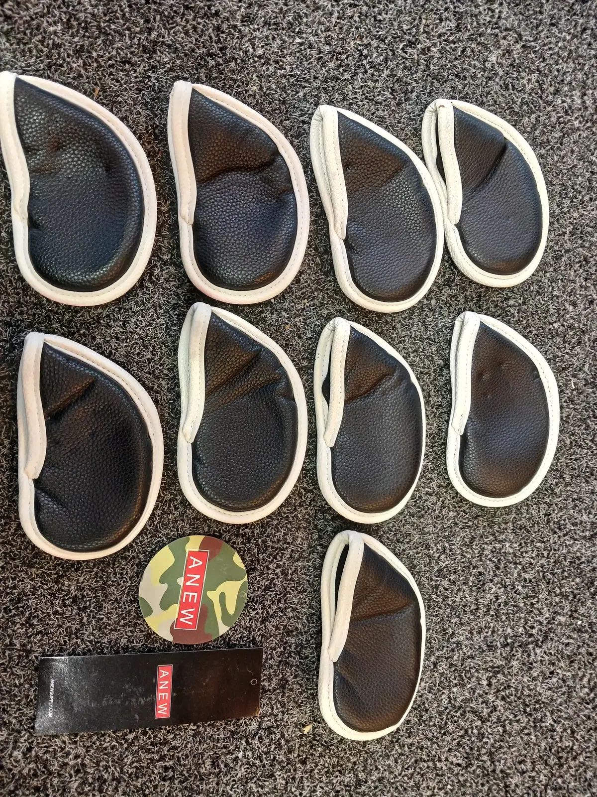 2018 ANEW 新モデル マグネット アイアンカバー 黒 白 4-P A S