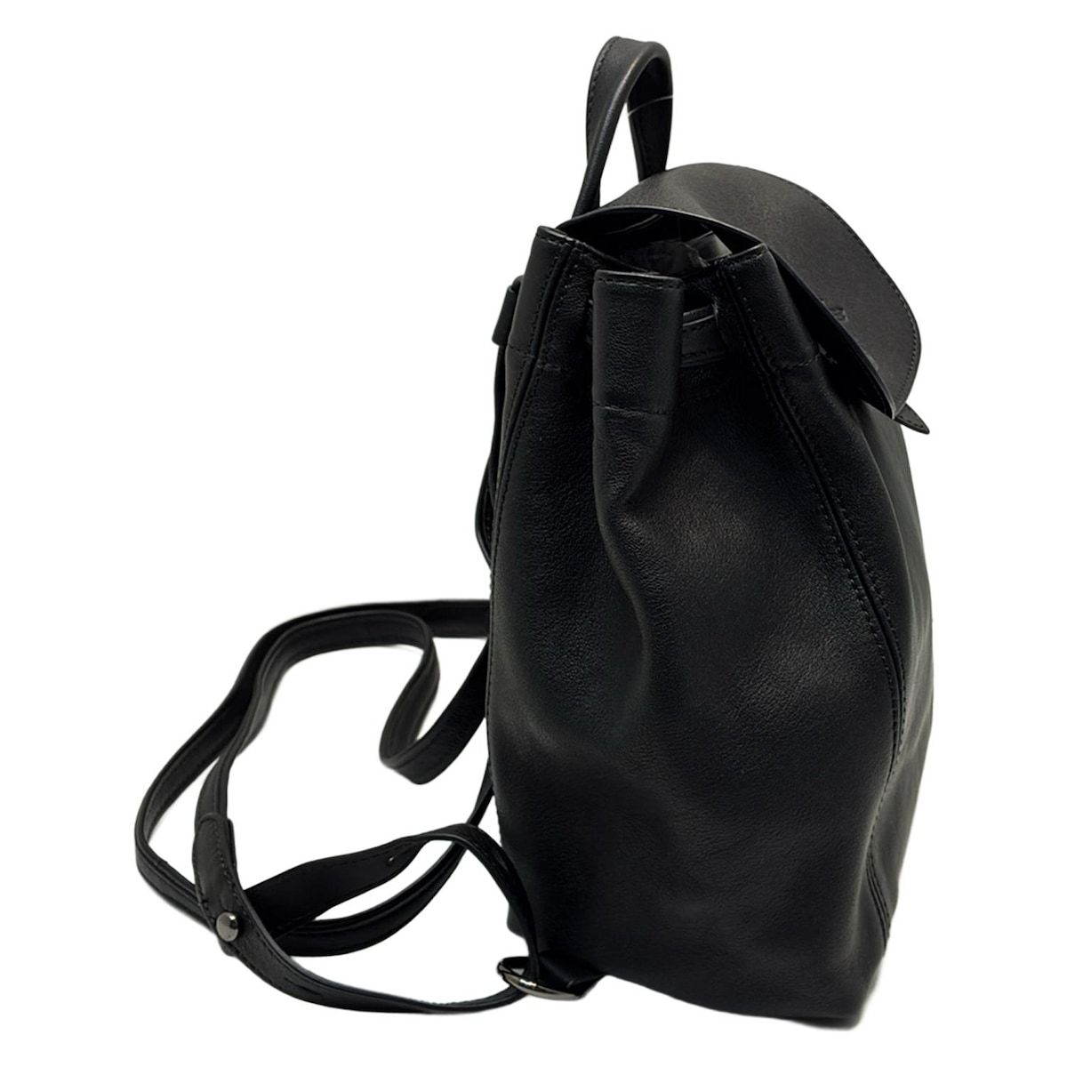 LONGCHAMP ロンシャン リュックサック - 黒 レザー