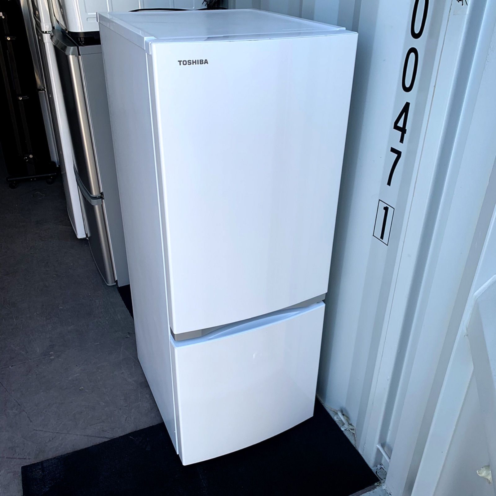 337取付無料！東芝2021年製 高性能シンプルホワイトインテリア冷蔵庫！ 337取付無料！東芝2021年製 高性能シンプルホワイトインテリア冷蔵庫